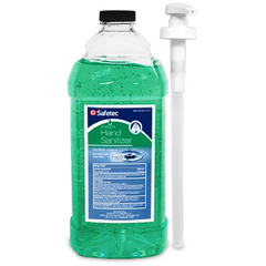 Safetec Hand Sanitizer Fresh Scent, 64 oz. pump bottle