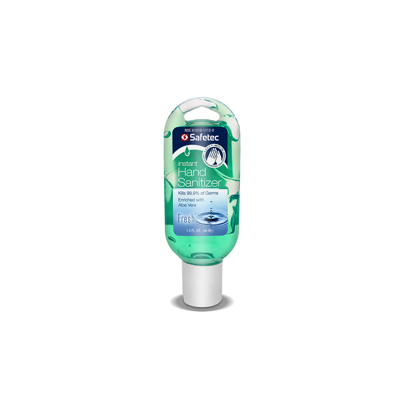 Safetec Hand Sanitizer Fresh Scent, 1.5 oz. Tottle Bottles - 50/case