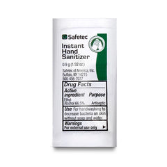 Safetec Hand Sanitizer Fresh .9 g. pouch 144 ct. box - 12 boxes/case