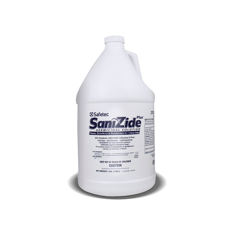 Safetec Sanizide Plus Surface Disinfectant, 1 gallon spray bottle