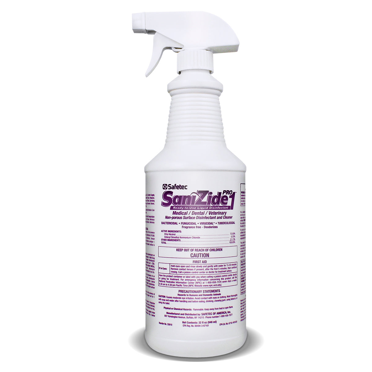 SaniZide Pro 1 Surface Disinfectant Spray 32 oz. Bottle