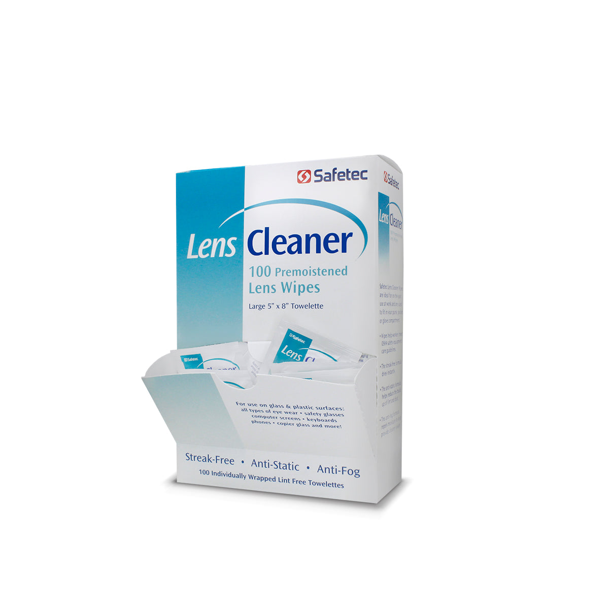 Safetec Lens Cleaner 100ct Box