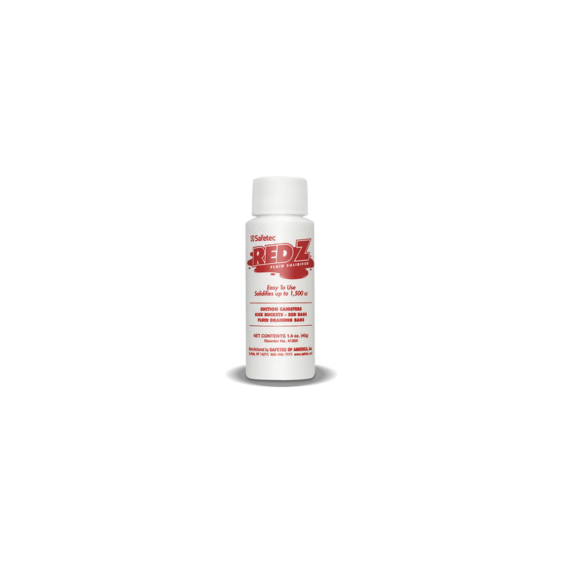Safetec Red Z Liquid Medical Waste Single & Multi-Use Bottles - Up to 1,500 cc bottle (75 bottles/case)