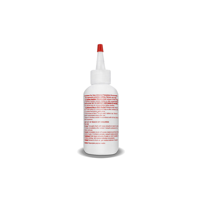 Safetec Red Z Liquid Medical Waste Single & Multi-Use Bottles - Up to 3,000 cc bottle (75 bottles/case)