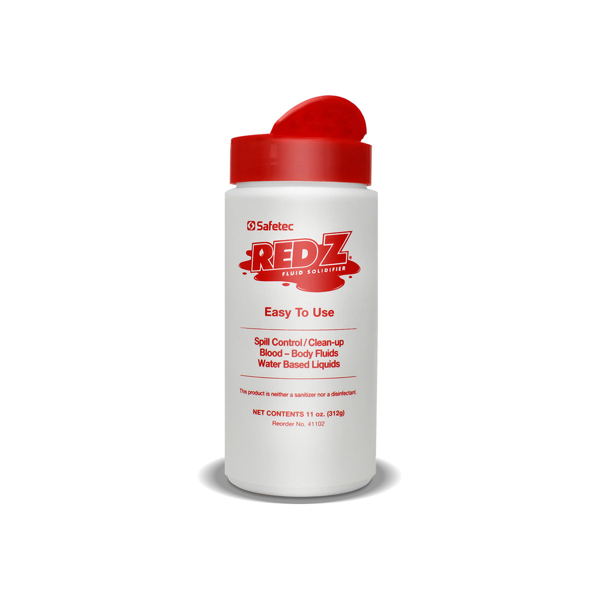 Safetec Red Z Spill Control Solidifier, 11 oz. Shaker top Bottles