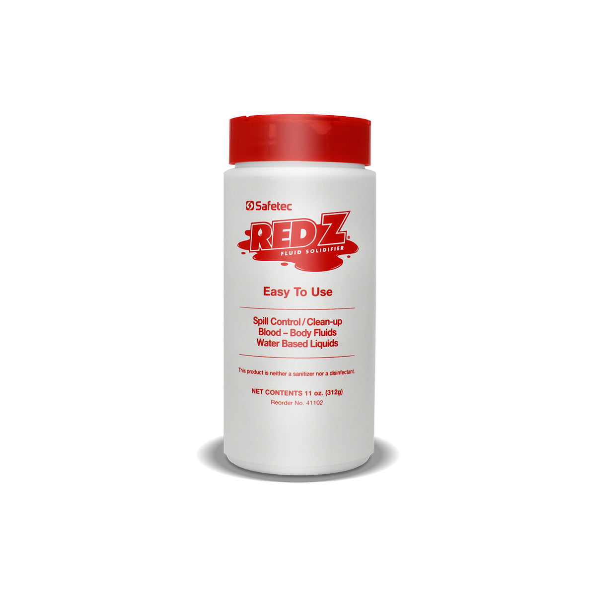 Safetec Red Z Spill Control Solidifier, 11 oz. Shaker top Bottles