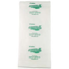 Safetec 6.2” x 3” Green-Z 10g Pacs Liquid Medical Waste Solidifier (Up to 350 cc) 