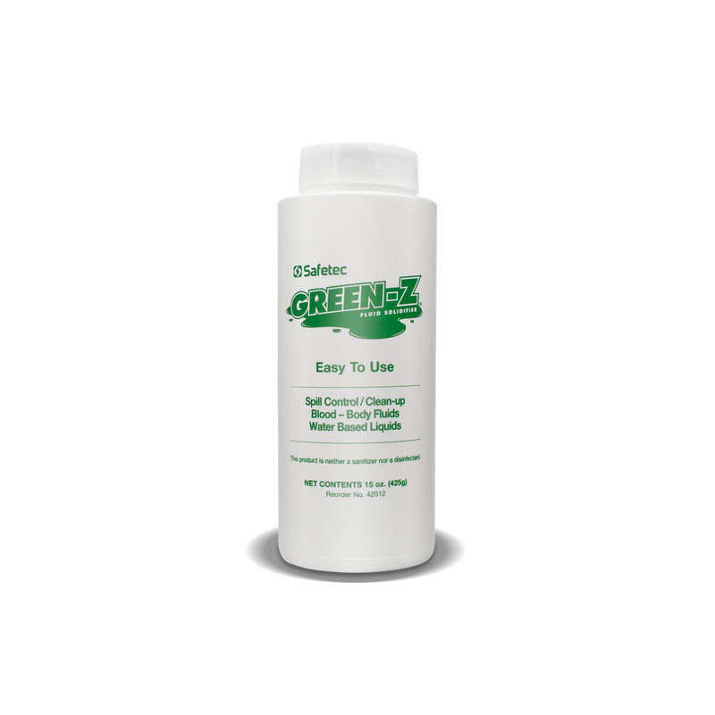 Safetec Green-Z Spill Control Solidifier, 15 oz. Shaker top Bottle
