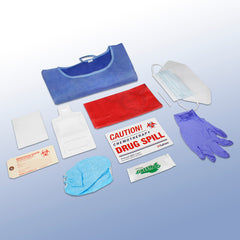 Safetec Chemotherapy Spill Kit (Poly Bag) - 12 kits/case