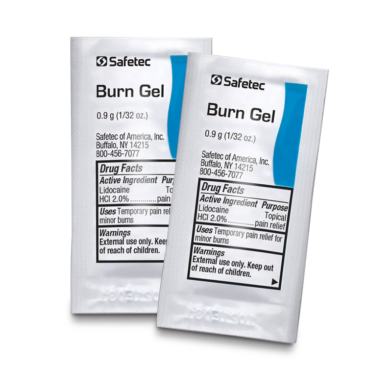 Safetec Burn Gel .9 g Pouch (Bulk 2000ct Package)