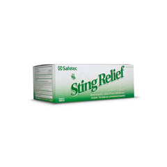 Safetec Sting Relief Wipe 150 ct. Boxes- full case