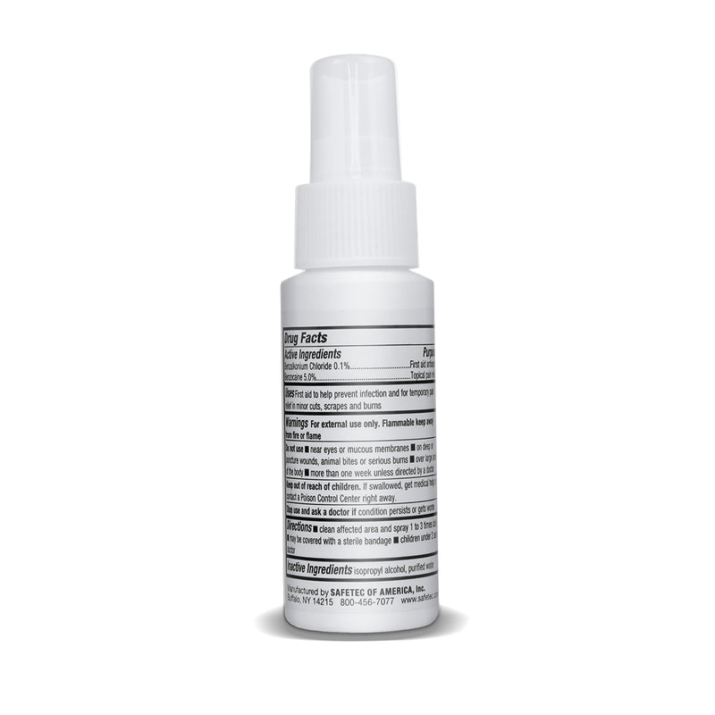 Safetec Antiseptic Cleaner Spray, 2 oz. Spray Bottle (Case of 24)