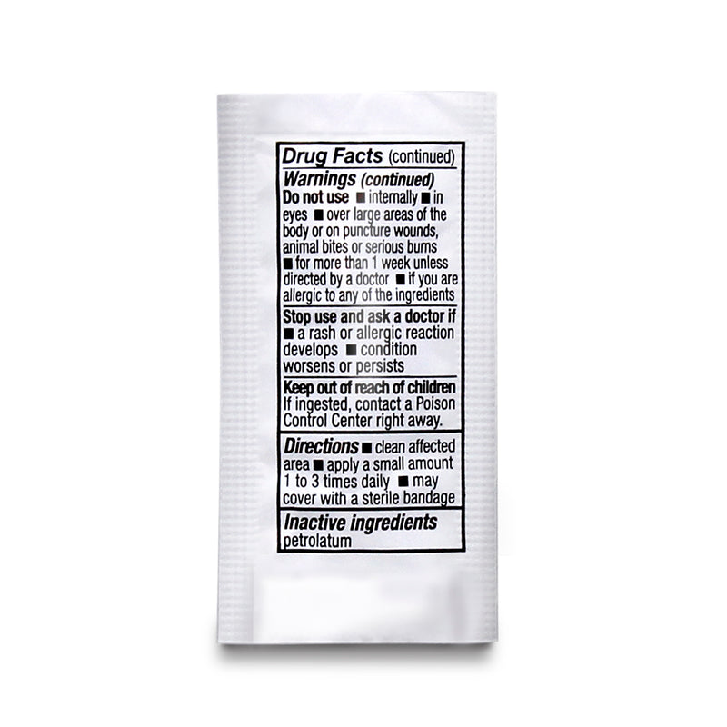Safetec Triple Antibiotic Ointment .5 g. Pouch (Bulk Package - 2000 pouches/case)