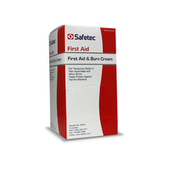 Safetec First Aid Burn Cream .9 g Pouch 144 ct. Box - 12 boxes/case