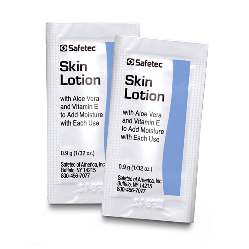 Safetec Skin Lotion .9g Pouches 144 ct. Box - 12 boxes / case