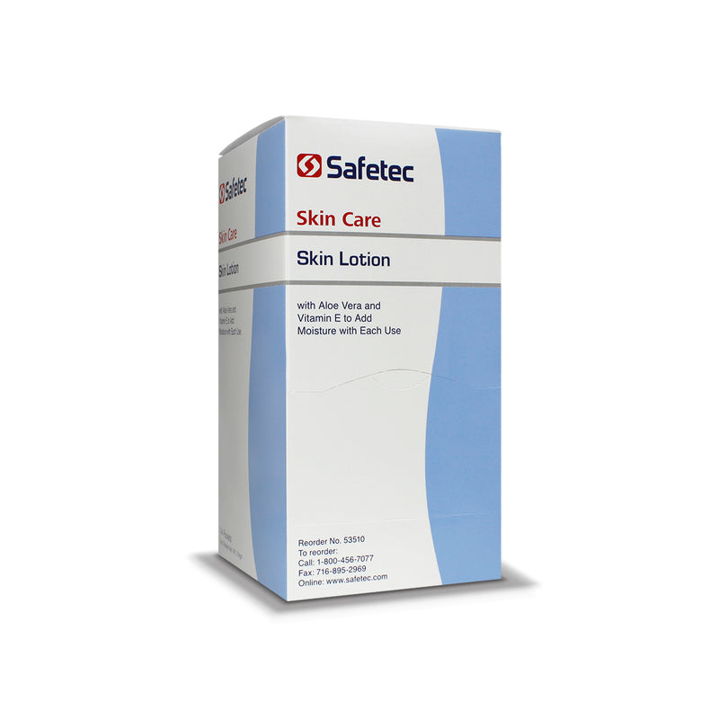 Safetec Skin Lotion .9g Pouches 144 ct. Box - 12 boxes / case