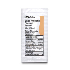 Safetec Antibiotic (Neomycin) Ointment .9g Pouch (Bulk 2000ct Package)